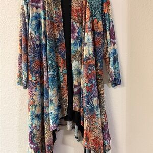 Floral Women's Cardigan/Cape/Overlay (31)